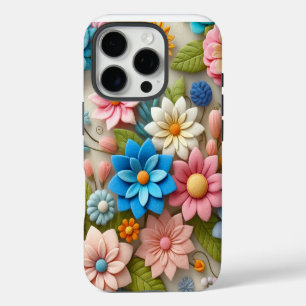 Pastel Colourful Floral   iPhone 16 Pro Case