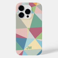 Pastel Colourful Modern Abstract Geometric Pattern