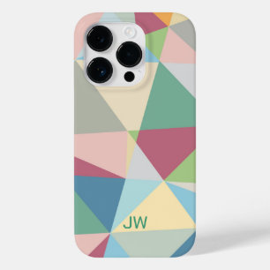 Pastel Colourful Modern Abstract Geometric Pattern Case-Mate iPhone 14 Pro Case