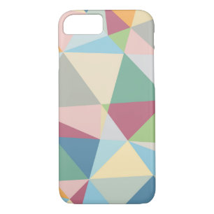 Pastel Colourful Modern Abstract Geometric Pattern iPhone 8/7 Case