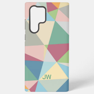 Pastel Colourful Modern Abstract Geometric Pattern Samsung Galaxy Case