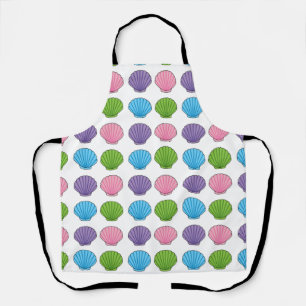 Pastel Colourful Seashell Pack Apron