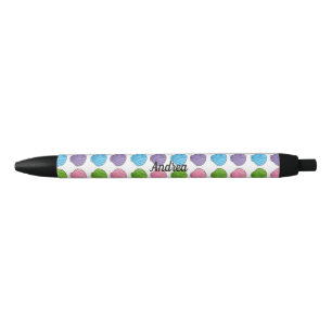 Pastel Colourful Seashell Pack Black Ink Pen