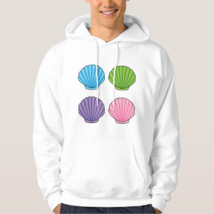 Pastel Colourful Seashell Pack Hoodie