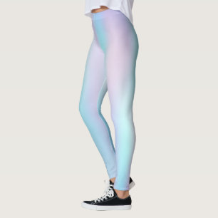 Pastel Colours Abstract Iridescent Background Leggings