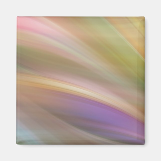 Pastel Colours Abstract Magnet (Front)