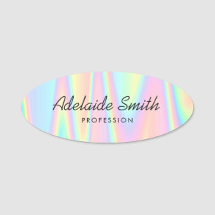 pastel colours background name tag