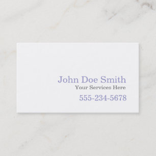 Pastel Colours Business Card