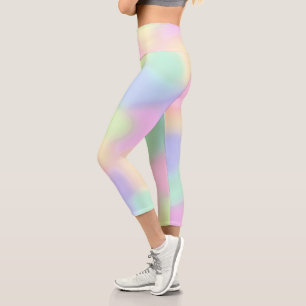 Pastel Colours Capri Leggings