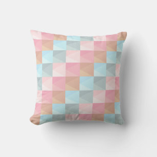 Pastel colours cushion