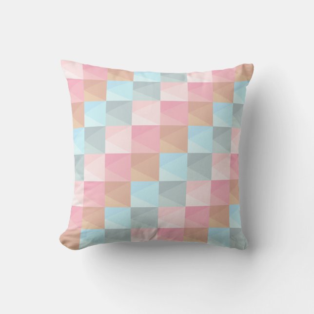 Pastel colours cushion (Front)