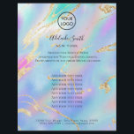pastel colours design background flyer<br><div class="desc">makeup artist beauty professional flyer</div>