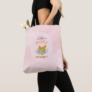Pastel colours Easter araingement design Tote Bag