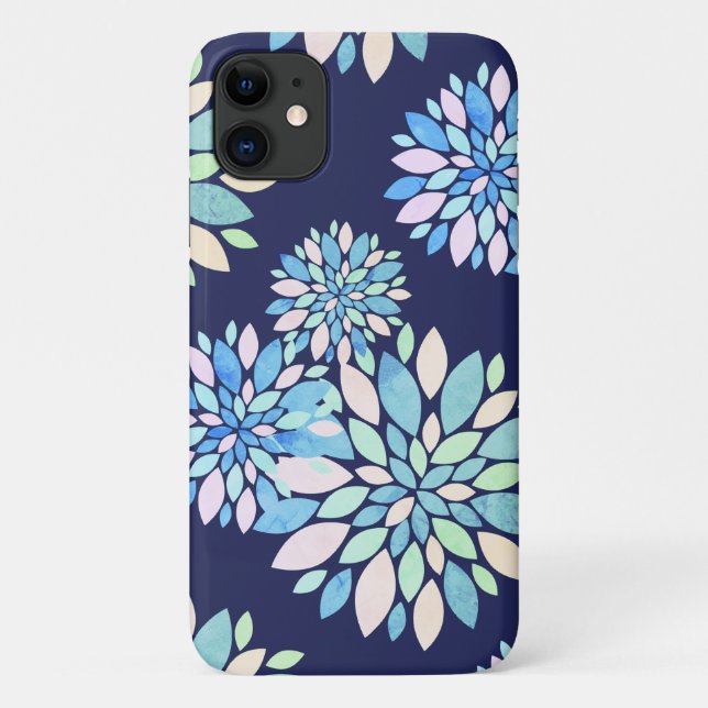 Pastel Colours Flower Petals iPhone 11 Case (Back)
