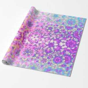 Pastel Colours Geometric Abstract Pattern Wrapping Paper
