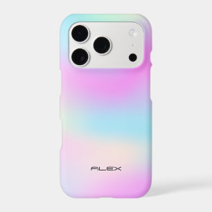 Pastel colours iridescent background