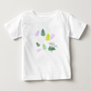 Pastel Colours Lucky Fern Baby T-Shirt