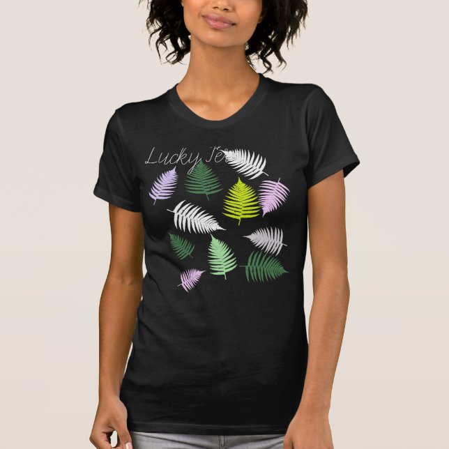 Pastel Colours Lucky Fern T-Shirt (Front)