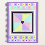 Pastel colours & purple hearts beating planner<br><div class="desc">Here is a collection with pastel colours and "purple hearts beating": soft colours and hearts representing beautiful friendships.💜 (For those who knows : Like my own heart,  Purple hearts are beating between 7 amazing global Artists from South Koreaand their army of Fans all around a Purple World) 💜</div>