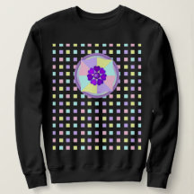 Pastel colours & purple hearts beating