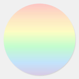 Pastel Colours Rainbow Stickers