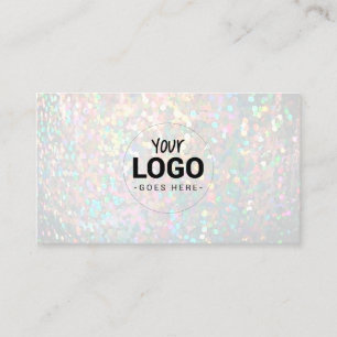pastel colours simulated iridescent bokeh your log business card