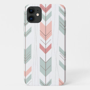 Pastel Colours Tribal Arrows Pattern iPhone 11 Case