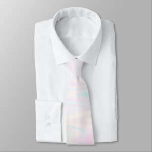 pastel colours zig zag tie