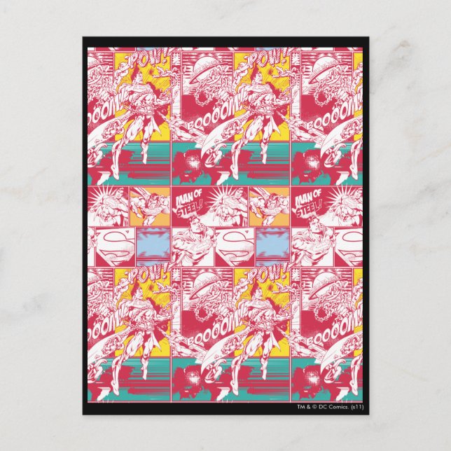 Pastel Comic Art Postcard (Front)