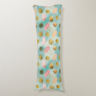 Pastel Confetti Glitter Abstract Pattern (2) Body Cushion