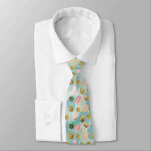 Pastel Confetti Glitter Abstract Pattern (2) Tie