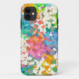 Pastel Confetti Hearts iPhone 11 Case