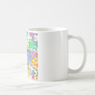 Pastel Confetti Hearts Coffee Mug