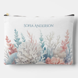 Pastel Coral Reef- Accessory Pouch