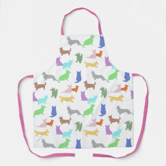 Pastel Corgi Apron