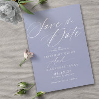 Pastel Cornflower Blue | Simple Modern Script