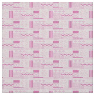 Pastel Cosy Pink Fair Isle Winter Knit Christmas Fabric