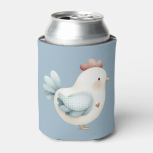 Pastel Cottagecore Chicken Can Cooler