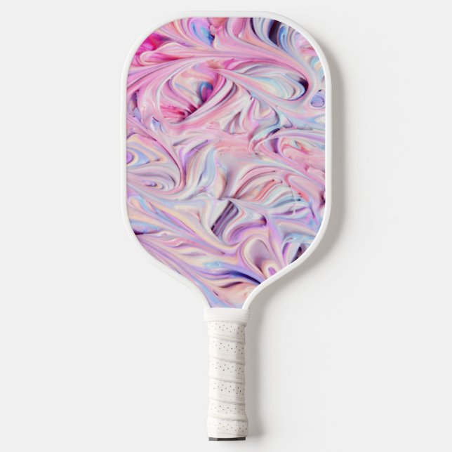 Pastel Creamy Frosting  Pickleball Paddle (Front)