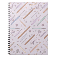 Pastel Crochet Hooks & Tools Cottagecore Pattern
