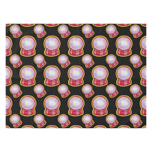 Pastel Crystal Ball Tablecloth (Front (Horizontal))