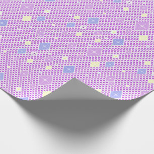 Pastel Crystal Star Pattern Wrapping Paper