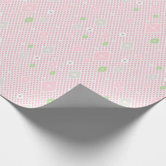 Pastel Crystal Star Pattern Wrapping Paper