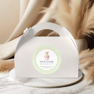 Pastel Cupcake Bakery Confection Sweets Classic Round Sticker