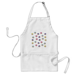 Pastel Cupcakes Pattern Standard Apron
