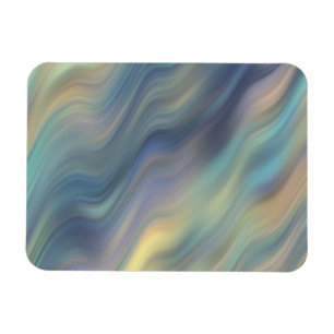 Pastel Currents Abstract Magnet