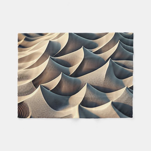 Pastel Currents Fleece Blanket (Front (Horizontal))