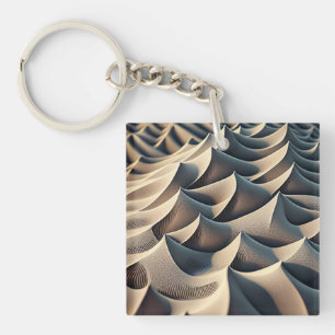 Pastel Currents Key Ring
