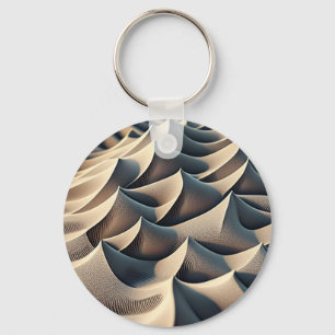 Pastel Currents Key Ring