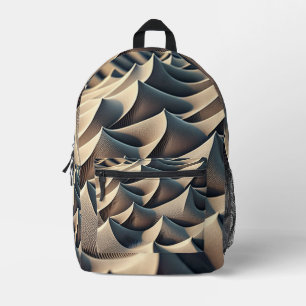 Pastel Currents Print Cut Sew Bag